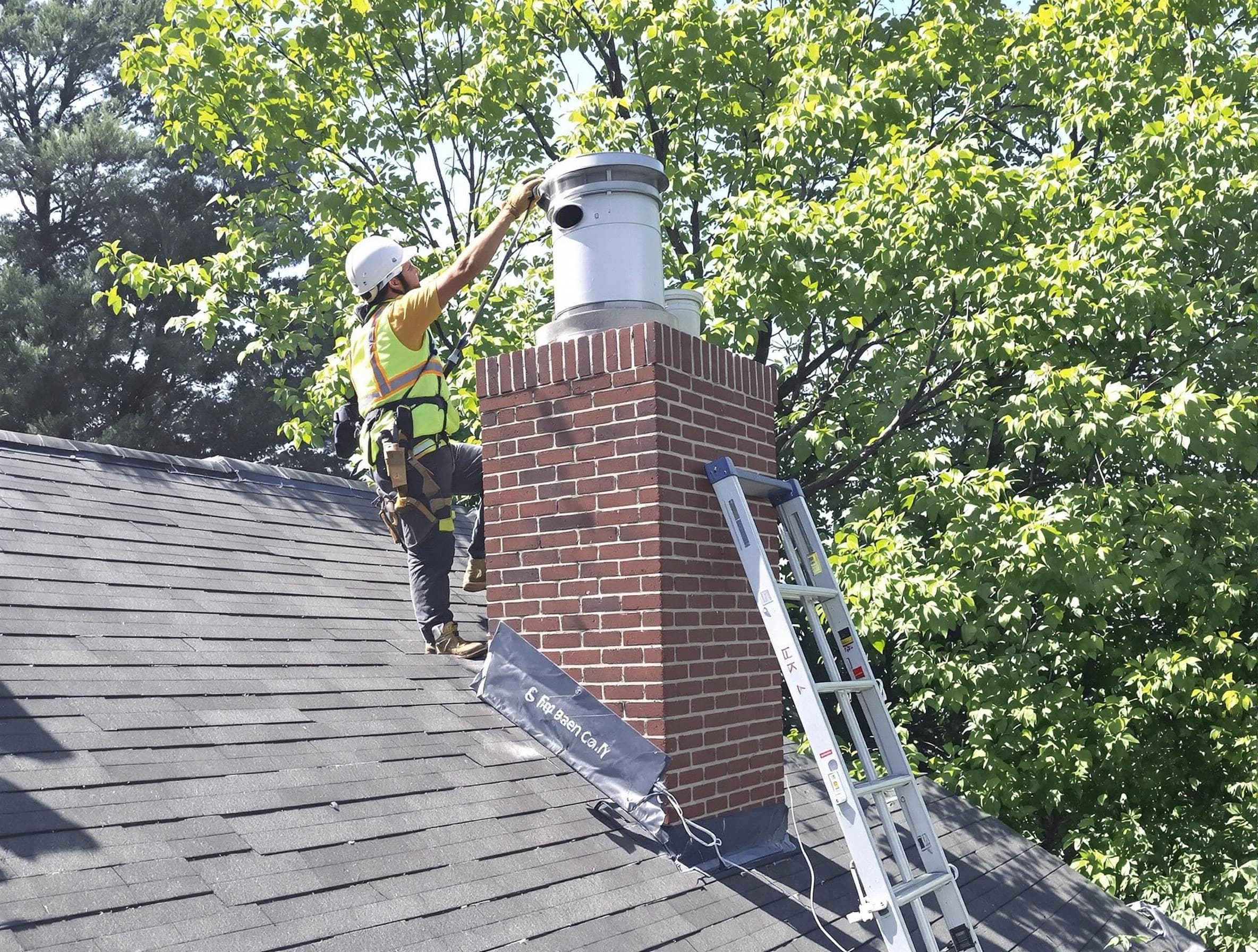 Chimney liner inspection by Glenshaw Chimney Sweep in Glenshaw, PA