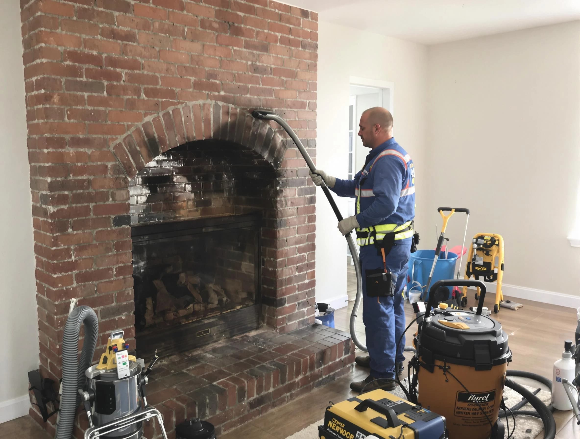 Glenshaw Chimney Sweep expert performing detailed chimney sweep in Glenshaw, PA