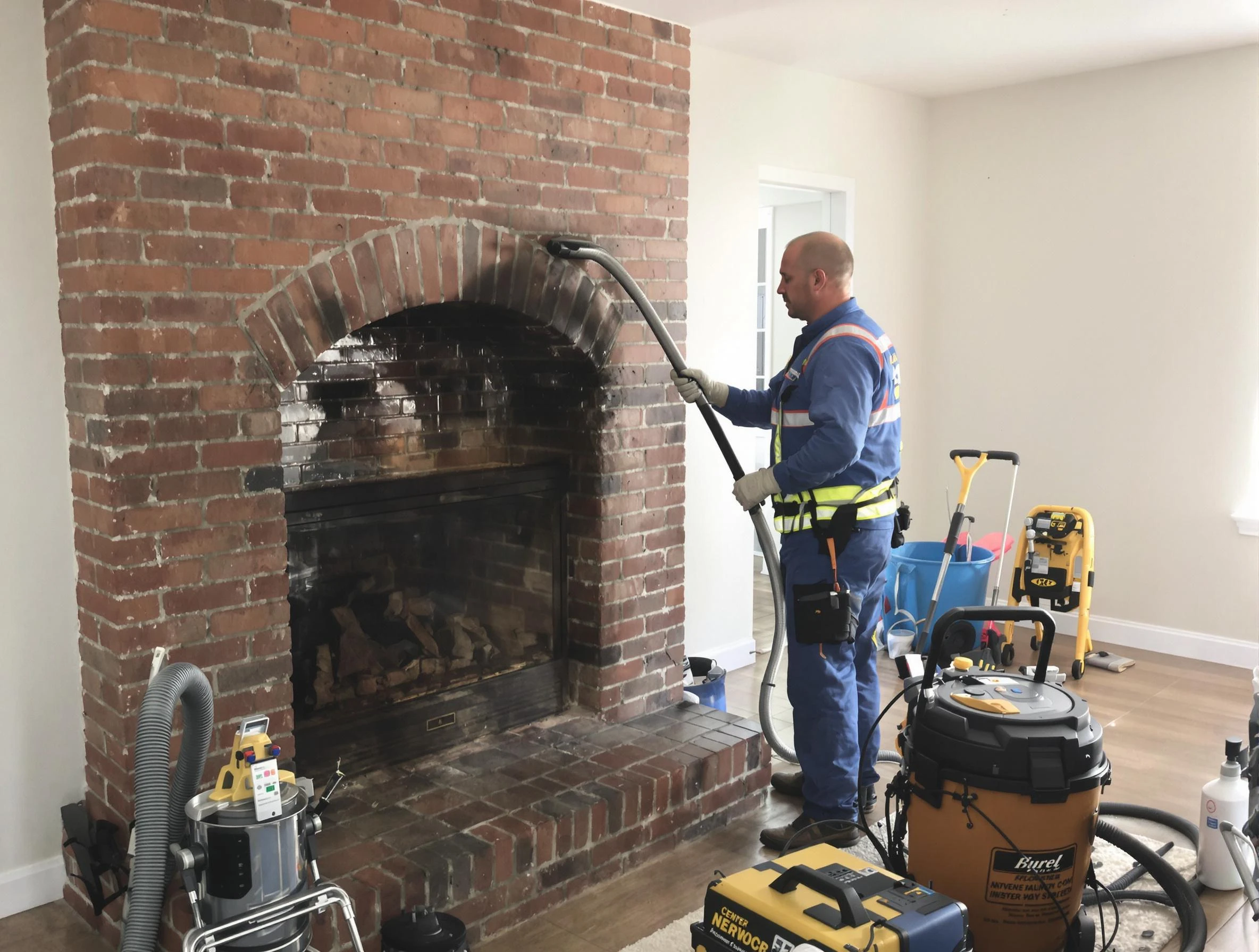 Glenshaw Chimney Sweep expert performing detailed chimney sweep in Glenshaw, PA